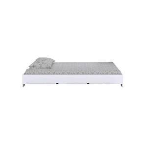 Cama Auxiliar Infantil ou Solteiro Chiara Cor Branco Brilho - Phoenix Baby