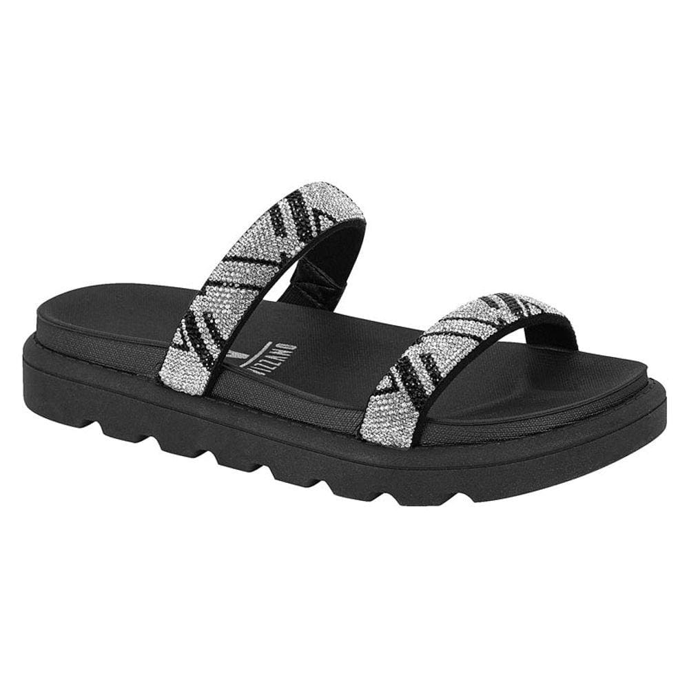 Sandália Feminina Vizzano Papete com Cristais 6459-110