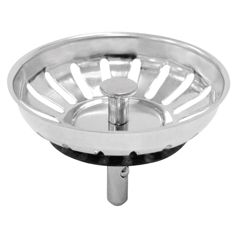 Tampa de Ralo de Pia Para Válvula Tramontina New Luxo 4 1/2 Inox