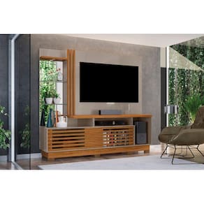 Home Theater Frizz Plus Para Tv De Até 60 Polegadas (Com Pés) - Fendo / Naturale - Madetec