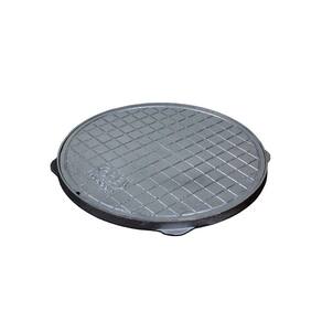 Tampa Tampão de Chão T042 em Alumínio Circular Simples 42cm