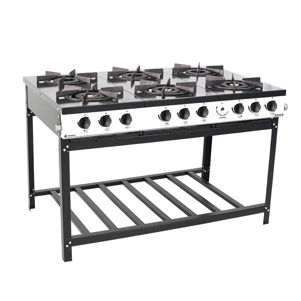 Fogão 6 Bocas Venâncio Bravo Branco – Br6bbr
