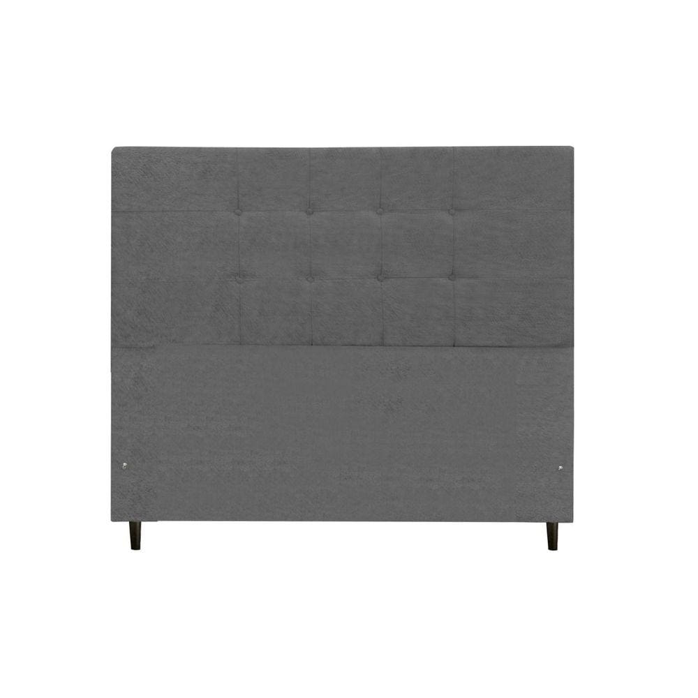 Cabeceira Barcelona bege 144cm casal 138cm para cama box com frame para fixação
