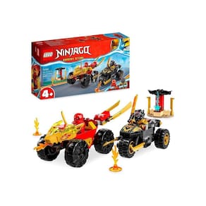 Lego Ninjago Batalha Carro E Moto Kai E Ras 71789 103 Peças