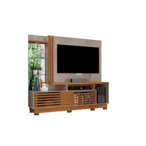 Rack Frizz Plus Para Tv De Até 60 Polegadas (Com Pés) - Fendo / Naturale - Madetec