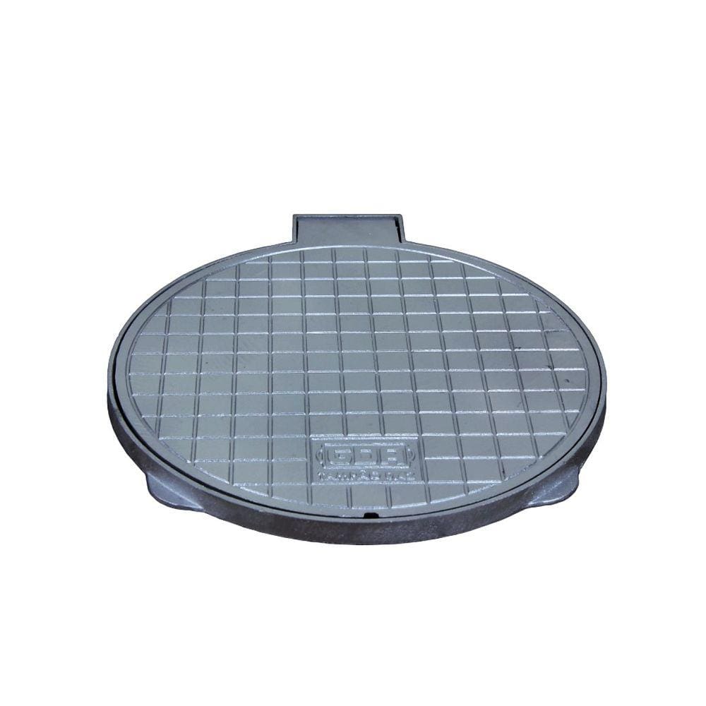 Tampa Tampão de Chão Circular T042 Alumínio Articulado 42cm