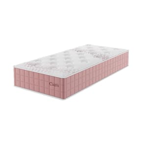 Colchão Solteiro Molas Ensacadas 30cm x 188cm x 88cm Cairo Yescasa Rose