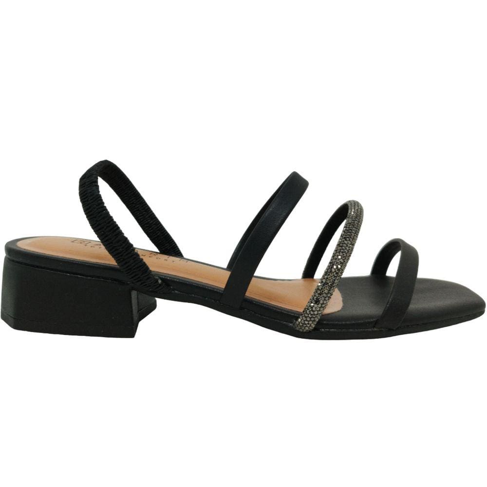 Sandália Feminina Dia a Dia Salto Casual Baixo com Tiras Ramarim 2348221