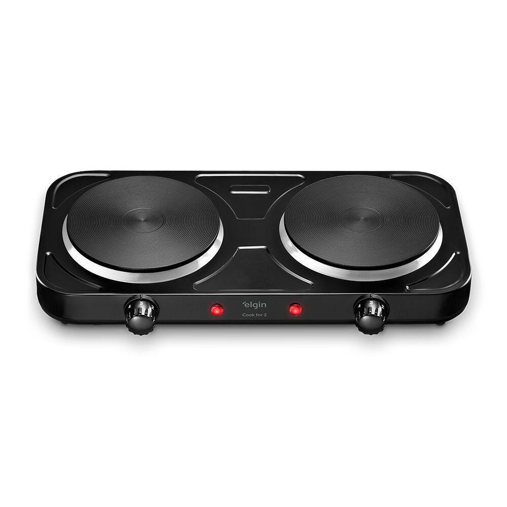 Fogao Eletrico Portatil Elgin 2 Bocas Cooktop 2000W 220V