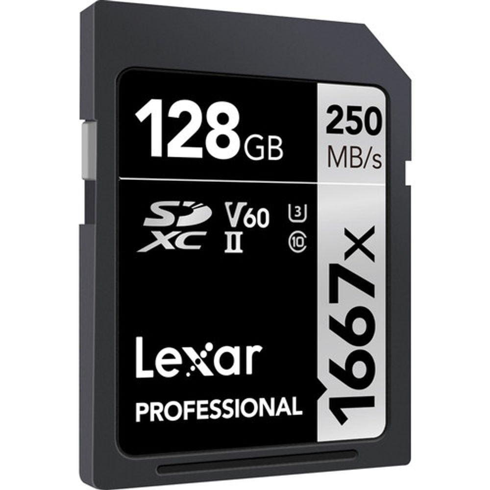 Cartão De Memória Lexar Sd Xc 128Gb Uhs-Ii 250Mb/S V60 1667X