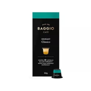 Café Em Cápsula Compátivel Nespresso Gourmet Clássico Baggio 10Caps