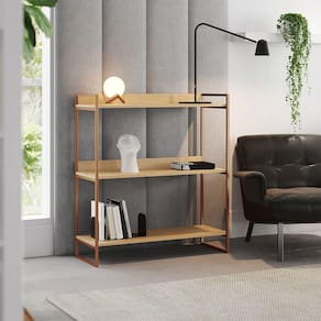 Prateleira Multiuso Industrial Córdoba 95cm Cobre e Castanho