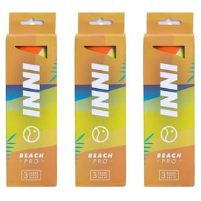 Bola de Beach Tennis Inni Beach Pro Pack com 3 Tubos