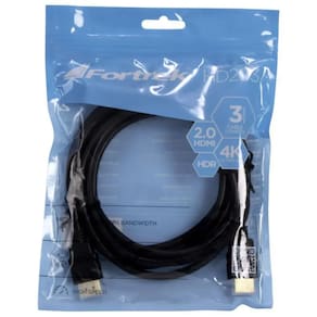 Cabo HDMI 2.0 3M Fortrek, Ultra HD 4K, Preto - HD203