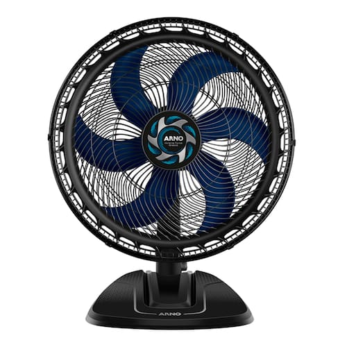 Ventilador de mesa Arno 50cm VB50 Xtreme Force Breezer Preto com Azul 220v