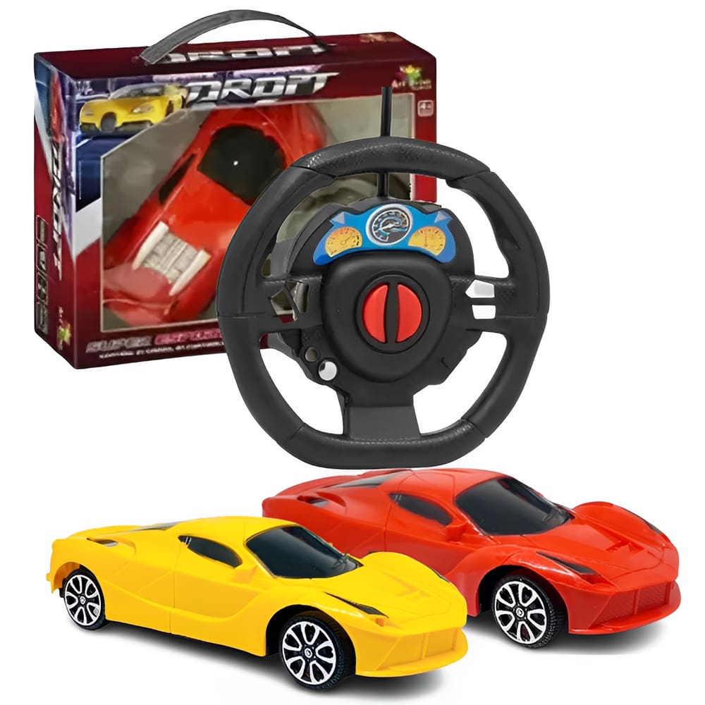 Carrinho de Controle Remoto - GT Racer Amarelo - Estrela