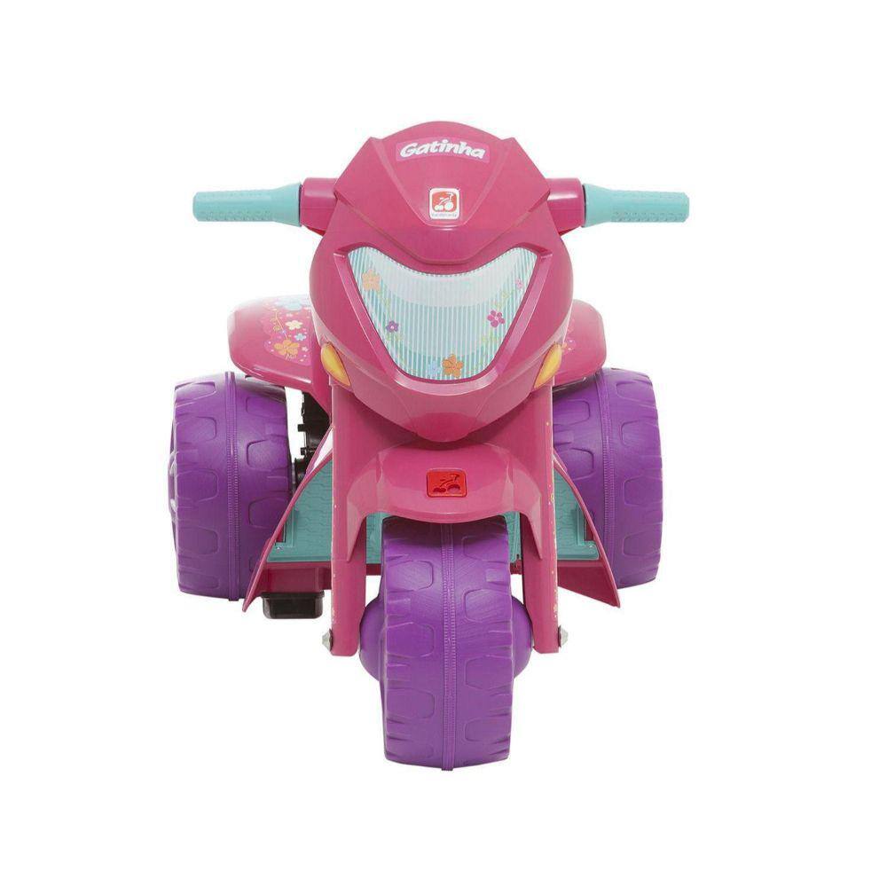 Moto Elétrica Motinha Infantil Banmoto Gatinha 2 Marchas 6v