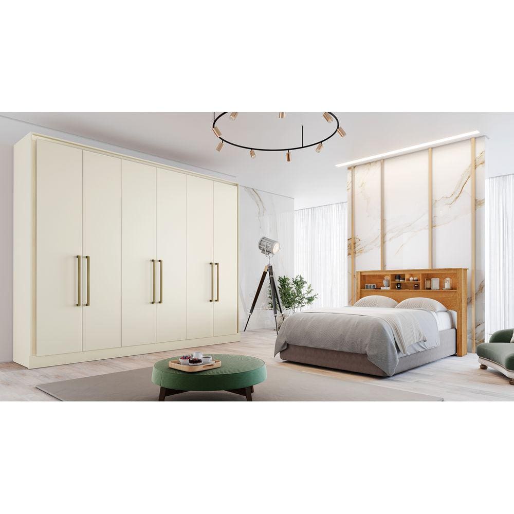 Roupeiro Argos 6Pts 100% Mdf