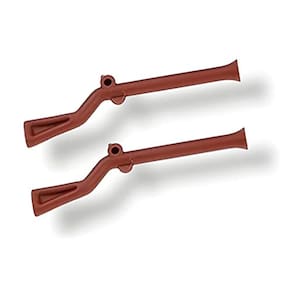 Acessórios LEGO: Mosquete Brown Flintlock - Pirate Gun x2
