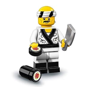 Minifiguras de filmes LEGO Ninjago Série 71019 - Sushi Chef
