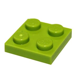 LEGO Limão Brilhante 2x2 P