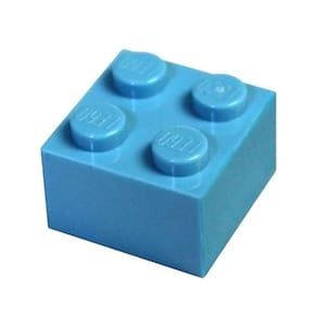 Peças e peças LEGO: Azure médio (azul celeste profundo) 2x2 tijolo x20
