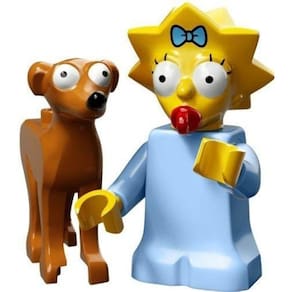 LEGO Simpsons Série 2 Escolha sua figura 71009 (Maggie com o ajudante do Papai Noel)
