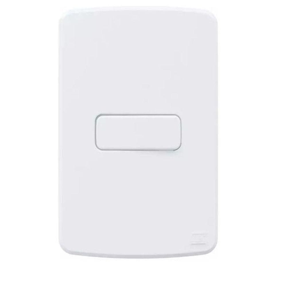 1 Kit Linha Composé Weg Interruptor Simples + Placa com Suporte