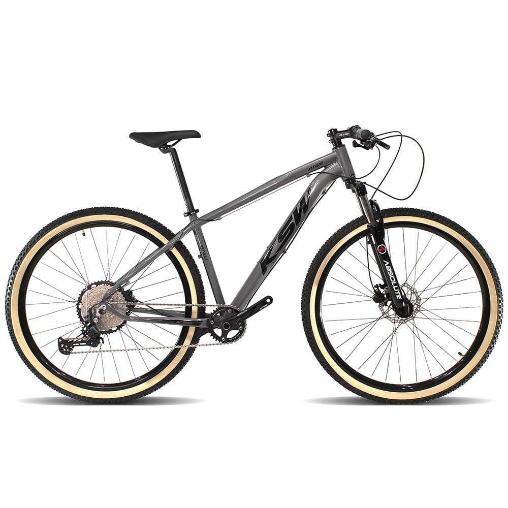 Bicicleta aro 29 KSW 12 velocidades Câmbio Shimano DEORE Trava Ombro