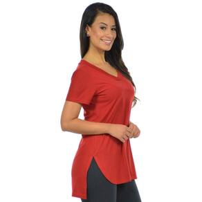 Blusa v longa lisa fenomenal