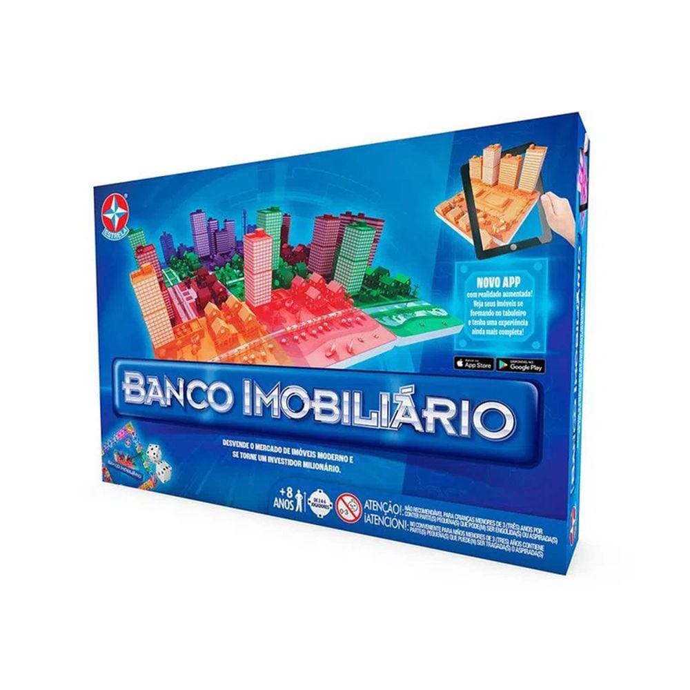 Jogo de Tabuleiro com Livro - Banco Imobiliário - Cósmico