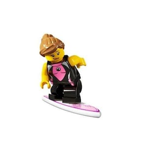 Figuras colecionáveis LEGO Garota Surfista Série 4