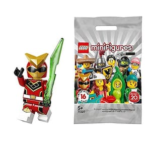 Minifiguras LEGO Series 20 Super Warrior Red Power Ranger Robot 71027