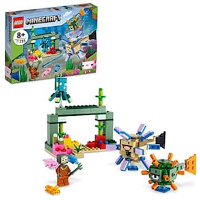 LEGO Minecraft The Guardian Battle 21180 Building Kit; Playset de Aventura Subaquática; Grande presente para crianças de 8 anos (255 peças)