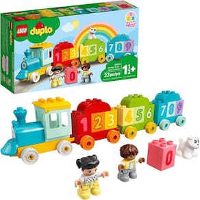 LEGO DUPLO Meu Primeiro Número de Trem - Aprenda a Contar Brinquedo de Construção 10954; Introduzir crianças em números e contagem; Nova 2021 (23 Peça