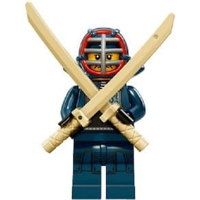 LEGO Series 15 Minifigura Colecionável 71011 - Kendo Fighter por LEGO