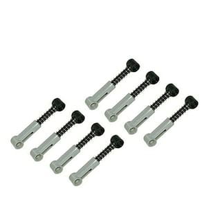 LEGO 8 pcs LOT of TECHNIC LIGHT GREY AMORTECEDORES Parte Parte Suspensão Mola Carro Caminhão Chass