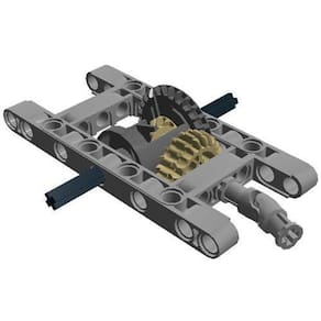 LEGO 10pc Technic Conjunto de Engrenagem Diferencial Emoldurado Kit Pacote Chassi Peça Peça Crawler Unimog Carro Caminhão Conjunto Eixo Quadro Liftarm
