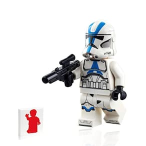 LEGO Star Wars The Clone Wars Minifigure - 501ª Legião Clone Trooper com Blaster (75280)