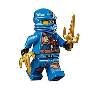 Minifigura LEGO Ninjago - Jay Nin Blue Jungle with Double Golden Sai (70749)