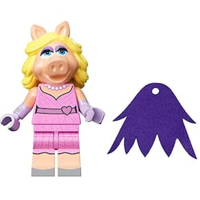 Série LEGO Minifigure Muppets: Minifig Miss Piggy com capa roxa adicional (71033)