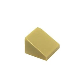Peças e peças LEGO: Tan (amarelo tijolo) 1x1x2/3 30 Slope x50