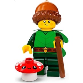 Minifigura LEGO Série 22: Elfo da Floresta com Capa Azul Bônus (71032)