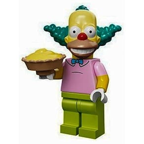 LEGO 71005 Minifigura Krusty The Clown Simpsons