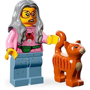 LEGO The Movie Série Gatos - Mrs. Scratchen-Post 71004-6