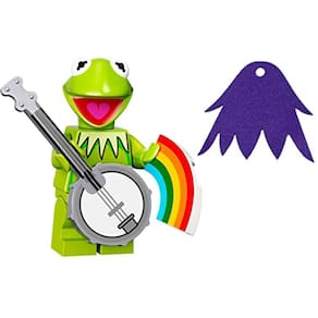 Minifig Kermit The Frog - Série Muppets - Capa Roxa (71033)