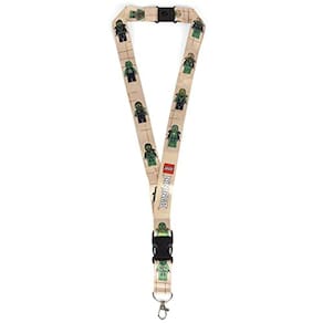 LEGO NINJAGO Lanyard, Alça de pescoço para chaveiros, Detachabl