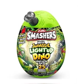 Smashers Lightup Mega Jurassic Dino Cinza Grande FUN F0128-7