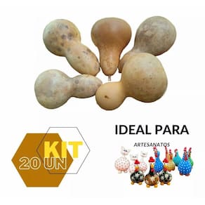 Kit Com 20 Unidades De Mini Cabaça Ou Porongo