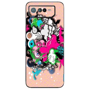 Capa Adesivo Skin104 Verso Para Asus ROG Phone 6D Ultimate